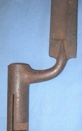 * Antique 1849 JAGER CARBINE SWORD BAYONET BATTLEFIELD RECOVERY - 3 of 9