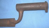 * Antique 1849 JAGER CARBINE SWORD BAYONET BATTLEFIELD RECOVERY - 6 of 9