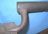 * Antique 1849 JAGER CARBINE SWORD BAYONET BATTLEFIELD RECOVERY - 2 of 9