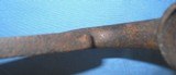 * Antique 1849 JAGER CARBINE SWORD BAYONET BATTLEFIELD RECOVERY - 7 of 9