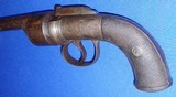* Antique 1850s ENGLISH TRANSITION REVOLVER .36 CAL. PISTOL - 3 of 20