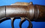 * Antique 1850s ENGLISH TRANSITION REVOLVER .36 CAL. PISTOL - 17 of 20