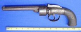* Antique 1850s ENGLISH TRANSITION REVOLVER .36 CAL. PISTOL - 1 of 20