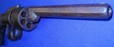 * Antique 1850s ENGLISH TRANSITION REVOLVER .36 CAL. PISTOL - 19 of 20