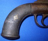 * Antique 1850s ENGLISH TRANSITION REVOLVER .36 CAL. PISTOL - 18 of 20