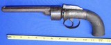 * Antique 1850s ENGLISH TRANSITION REVOLVER .36 CAL. PISTOL - 2 of 20