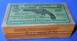* Antique AMMO WINCHESTER .32 S&W EARLY 2 PART PICTURE
BOX FEW SHELLS - 1 of 6