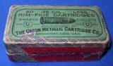 * Antique AMMO
UMC
.38 LONG RF RIMFIRE 2 PC. BOX FULL - 2 of 6