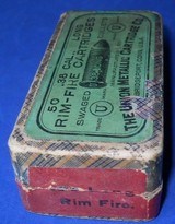 * Antique AMMO
UMC
.38 LONG RF RIMFIRE 2 PC. BOX FULL - 3 of 6