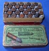 * Antique AMMO
UMC
.38 LONG RF RIMFIRE 2 PC. BOX FULL - 1 of 6