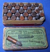 * Antique AMMO
UMC
.38 LONG RF RIMFIRE 2 PC. BOX FULL - 6 of 6