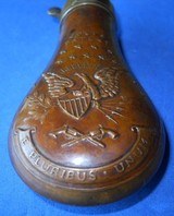 * 1849 COLTS PATENT EAGLE POWDER POCKET FLASK FOR CASED POCKET MODEL - 4 of 7