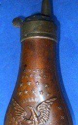 * 1849 COLTS PATENT EAGLE POWDER POCKET FLASK FOR CASED POCKET MODEL - 5 of 7
