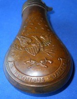 * 1849 COLTS PATENT EAGLE POWDER POCKET FLASK FOR CASED POCKET MODEL - 3 of 7