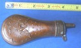 * 1849 COLTS PATENT EAGLE POWDER POCKET FLASK FOR CASED POCKET MODEL - 1 of 7