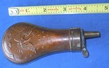 * 1849 COLTS PATENT EAGLE POWDER POCKET FLASK FOR CASED POCKET MODEL - 2 of 7
