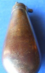 * 1850s COLT POCKET or CASED PISTOL BAG SHAPE POWDER FLASK - 5 of 6