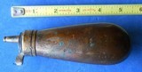 * 1850s COLT POCKET or CASED PISTOL BAG SHAPE POWDER FLASK - 3 of 6
