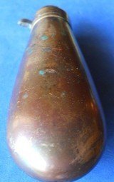 * 1850s COLT POCKET or CASED PISTOL BAG SHAPE POWDER FLASK - 4 of 6