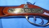 * Antique 1822 DAVY CROCKETT PERCUSSION "KENTUCKY" PRESENTATION RIFLE COPY - 17 of 20