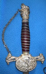 * Antique M.C. LILLEY FRATERNAL SWORD KNIGHTS PYTHIAS UNIFORM RANK - 5 of 11