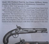* 1836
R. JOHNSON FLINTLOCK PISTOL CONVERTED TO PERCUSSION 1844 - 20 of 20