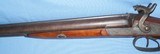 * Antique PERKINS LONDON DOUBLE SxS PERCUSSION SHOTGUN 12 ga - 4 of 20