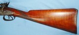 * Antique PERKINS LONDON DOUBLE SxS PERCUSSION SHOTGUN 12 ga - 3 of 20