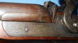 * Antique PERKINS LONDON DOUBLE SxS PERCUSSION SHOTGUN 12 ga - 6 of 20