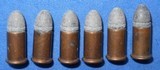 * Antique AMMO 6 WINCHESTER 30 RIMFIRE SHORT NO HEAD STAMP - 4 of 4