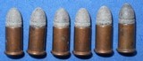 * Antique AMMO 6 WINCHESTER 30 RIMFIRE SHORT NO HEAD STAMP - 3 of 4