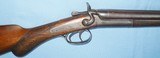 * Antique 1890s UNITED ARMS .410 ga DOUBLE SxS HAMMER SHOTGUN. - 17 of 18