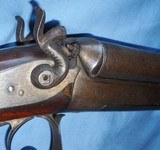 * Antique 1870s SxS DOUBLE 16g HAMMER SHOTGUN UNDERLEVER - 16 of 20