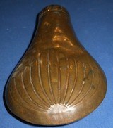 * Antique 1860s POWDER FLASK SHELL & BUSH R. RILING # 364 - 3 of 5
