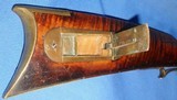 * Antique 1850s C. BONTEMPS NJFULL STOCK TIGER MAPLE PERCUSSION KENTUCKY RIFLE - 6 of 20