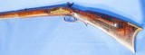* Antique 1850s C. BONTEMPS NJFULL STOCK TIGER MAPLE PERCUSSION KENTUCKY RIFLE - 13 of 20