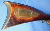 * Antique 1850s C. BONTEMPS NJFULL STOCK TIGER MAPLE PERCUSSION KENTUCKY RIFLE - 5 of 20