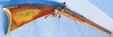 * Antique 1850s C. BONTEMPS NJFULL STOCK TIGER MAPLE PERCUSSION KENTUCKY RIFLE - 3 of 20