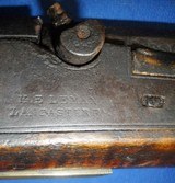 * Antique 1850s C. BONTEMPS NJFULL STOCK TIGER MAPLE PERCUSSION KENTUCKY RIFLE - 12 of 20