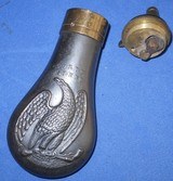 * Riling # 807"COLT'S PATENT" EAGLE POCKET POWDER FLASK - 6 of 7