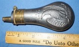 * Riling # 807"COLT'S PATENT" EAGLE POCKET POWDER FLASK - 1 of 7