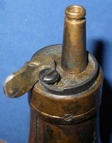 * Riling # 756 EAGLE, SHIELD & STARS CASED PISTOL POCKET POCKET POWDER FLASK - 4 of 4