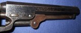* Antique 1849 COLT POCKET PERCUSSION REVOLVER 5" BBL 6 SHOT 1862 - 5 of 18