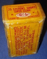 * Vintage AMMO .25
RF RIMFIRE SHORT FACTORY SEALED
BOX OLD CIL - 4 of 5