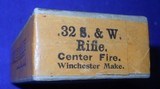 *Antique AMMO WINCHESTER .32 S&W RIFLE CARTRIDGES SEALED BOX 50 - 5 of 5