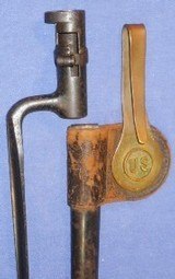 * Antique U.S MODEL 1873 TRAPDOOR BAYONET & U.S SCABBARD 1879,1884 AND OTHERS - 1 of 9