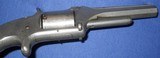 * Antique 1st ISSUE MODEL S&W No 1 1/2 TIP UP 32 RF REVOLVER CLUB BUTT - 14 of 15