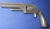 * Antique 1st ISSUE MODEL S&W No 1 1/2 TIP UP 32 RF REVOLVER CLUB BUTT - 2 of 15