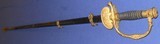 * Antique 1860 STAFF & FIELD OFFICERS CIVIL WAR SWORD & SCABBARD - 4 of 20