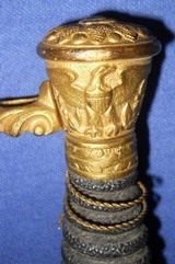 * Antique 1860 STAFF & FIELD OFFICERS CIVIL WAR SWORD & SCABBARD - 19 of 20
